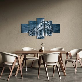 Obraz architektury w ciemności (125x70 cm)