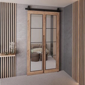 Drzwi Przesuwne QUDIO M5 Dąb Craft Złoty 90