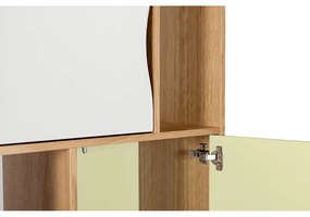Zielony regał Woodman Avon Narrow Olive