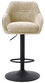 Kremowe hokery zestaw 2 szt. (wysokość siedziska 69 cm) Avola – Unique Furniture