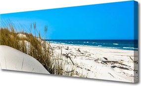 Obraz na płótnie Puste Wybrzeże z Widokiem na Morze