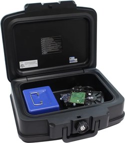 Ognioodporny box FIRE DATA 2, 165 x 440 x 370 mm, mechaniczny - na klucz