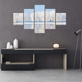 Obraz zimowego krajobrazu (125x70 cm)