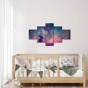 Obraz - Nieziemskie nocne niebo (125x70 cm)
