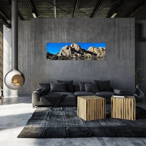 Obraz odbicia skał (170x50 cm)