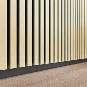 Lamele ścienne 12 szt. złoty połysk T5-B64