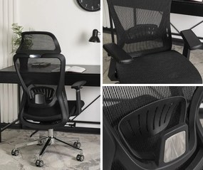 Fotel biurowy z podparciem lędźwiowym Litos