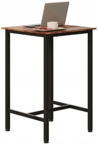 Stół barowy kuchenny kwadratowy do kuchni salonu kawowy vintage loft 90 cm