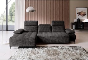 Narożnik FOCUS S z elektryczną regulacją siedziska w tkaninie Promocyjnej SALVADOR 16 WERSAL