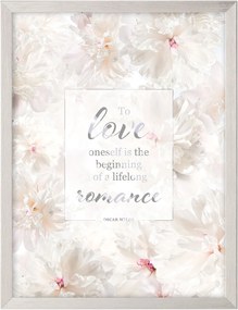 Obraz Peony I 30x40cm silver