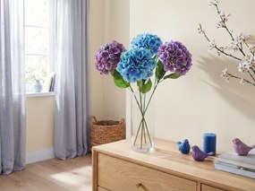 Sztuczny kwiat HORTENSJA 54 cm - różne kolory Kolor: Fioletowy