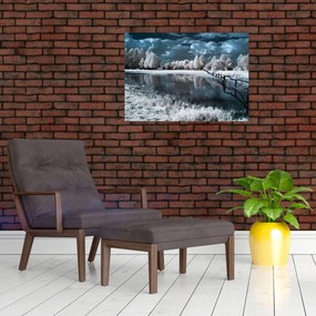 Obraz - Zamarznięty krajobraz (70x50 cm)