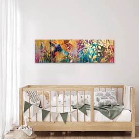 Obraz - Abstrakcyjny obraz natury (170x50 cm)