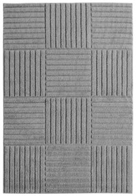 Dywan nowoczesny 3D Art szary Kwadraty 160 cm x 230 cm