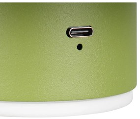 Zielony kinkiet LED na USB Davey – Trio