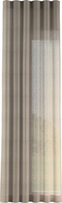 Zasłona na taśmie wave kolor beżowy tkanina półprzezroczysta, strukturalna