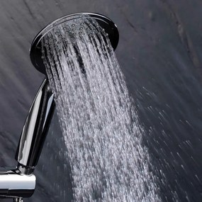 Plastikowy zestaw prysznicowy w kolorze matowego srebra ze słuchawką prysznicową 70 cm Hydro – douceur d'intérieur