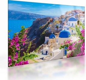 Obraz na szkle - Santorini, Grecja (70x50 cm)