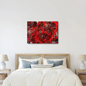 Obraz - Ekspresyjna abstrakcja (70x50 cm)