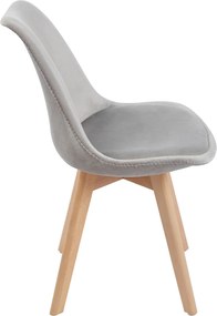 Zestaw 4 Krzese Synk Aksamitne