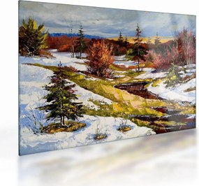 Obraz na szkle - Nadejście wiosny (70x50 cm)