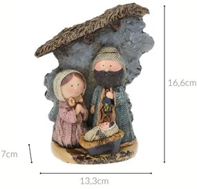 Mała scenka Bożonarodzeniowa, 16 cm