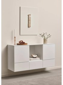 Biała niska komoda wisząca 135x68 cm Edge by Hammel – Hammel Furniture