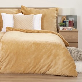 4Home pościel mikroflanela beżowy, 140 x 220 cm, 70 x 90 cm