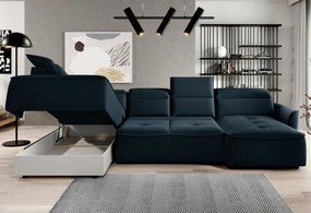Narożnik MURILLO XL Lewostronny z elektryczną regulacją siedziska w tkaninie VOUGE 13 WERSAL