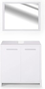 Zestaw mebli łazienkowych biały 58x33x60 kiko