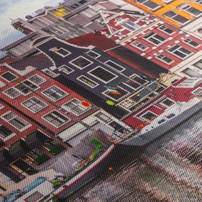 Obraz - Amsterdam, domy tańca (170x50 cm)