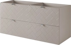 Meble łazienkowe, Kaszmir, 120 x 57 x 46 cm, uchwyty srebrne