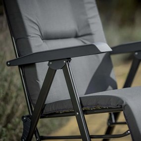 Fotel ogrodowy z podnóżkiem Galaxy Plus D002-06PB PATIO