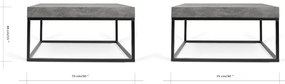 Stolik TemaHome Petra Concrete