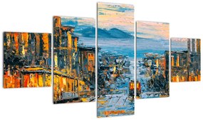 Obraz - Cable Car, San Francisco (125x70 cm)