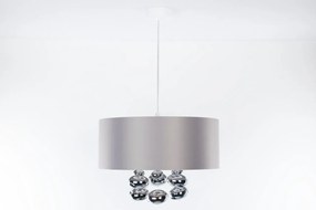 Lampa wisząca BUBBLE LIGHT 40cm szara BPS KONCEPT