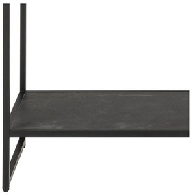 Czarny regał 120x185x35 cm Strington – Actona