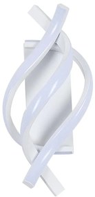 Kinkiet lampa wisząca LED spirala metalowa AT81-3KL-White