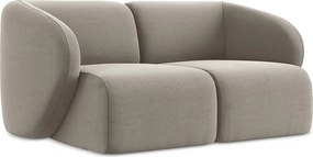 Modułowa sofa 2-osobowa - z tkaniny welwetowej - kreci - LANI