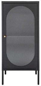 Czarna metalowa witryna 50x110 cm Adelaide – House Nordic