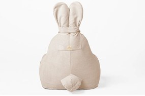 Beżowy dziecięcy worek do siedzenia Funny Bunny – The Brooklyn Kids