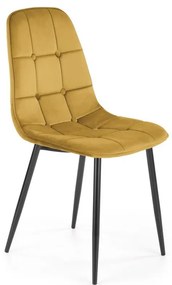 Krzesło do jadalni KINDREL, 1 szt., żółte