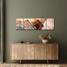 Obraz - Wieża Eiffla w stylu vintage (170x50 cm)