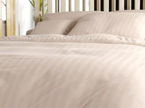 PrzytulneMieszkanie.pl PrzytulneMieszkanie.pl Pościel hotelowa z mikrofibry JASMINE szampański - pasek 2 cm, hotelowa zakładka Rozmiar pościeli: 70 x 90 cm | 140 x 200 cm