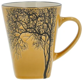 Żółty kamionkowy kubek 350 ml Hela – Villa Collection