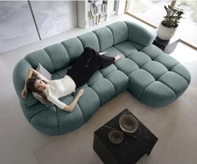 Narożnik VELPA S z elektryczną regulacją siedziska Prawostronny wolnostojący w tkaninie PUENTE 39 WERSAL