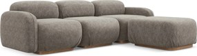 Modułowa sofa narożna Ailani, tkanina szenilowa
