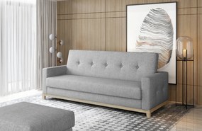 Sofa rozkładana z funkcją spania SELENE szara ELTAP