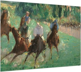 Obraz na szkle - Edouard Manet, At the Races, reprodukcje (70x50 cm)
