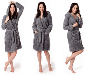 Szlafrok Damski DIAMOND Grey S/M